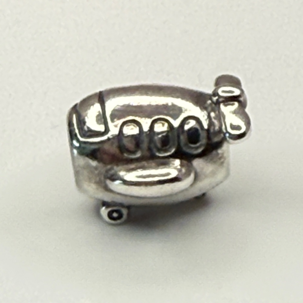 Pandora Retired Airplane Travel Charm ALE 925 Sterling Silver
